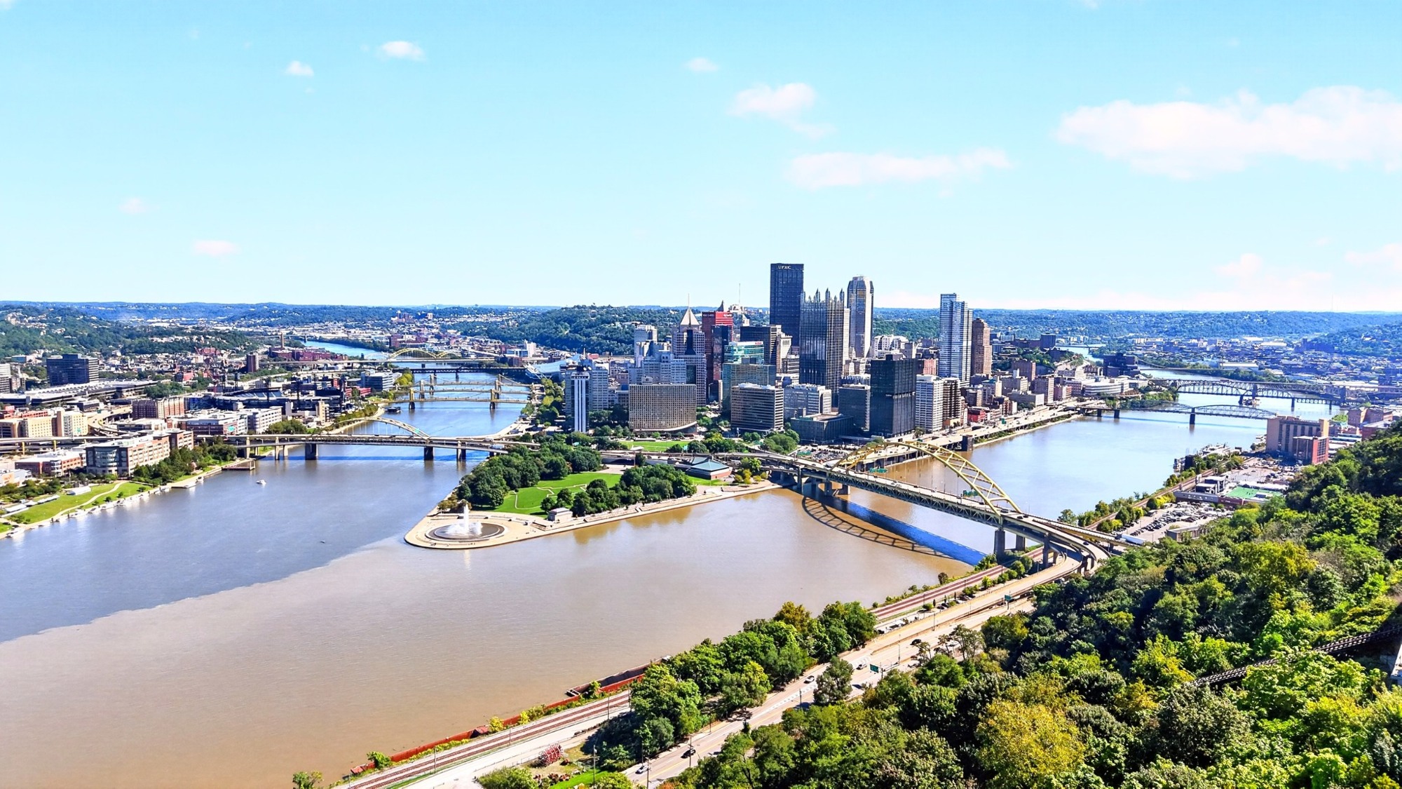 The Point and Pittsburgh’s Three Rivers